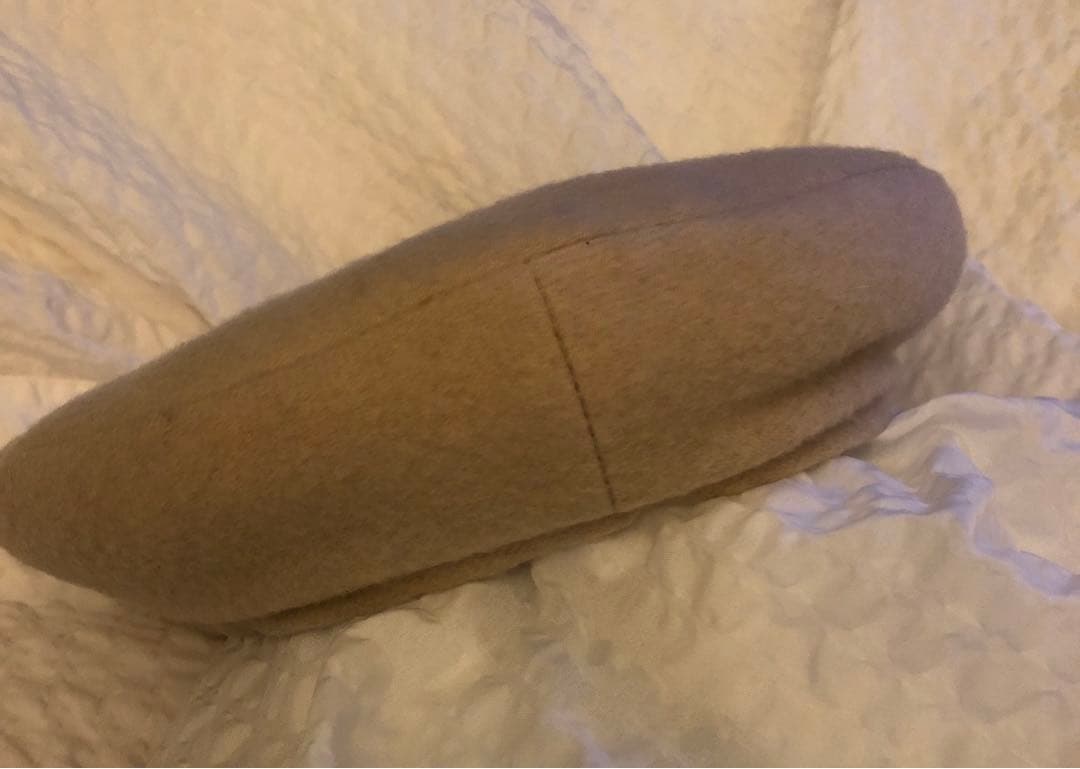 エルメス　ベレー帽　カシミア100% ベージュ