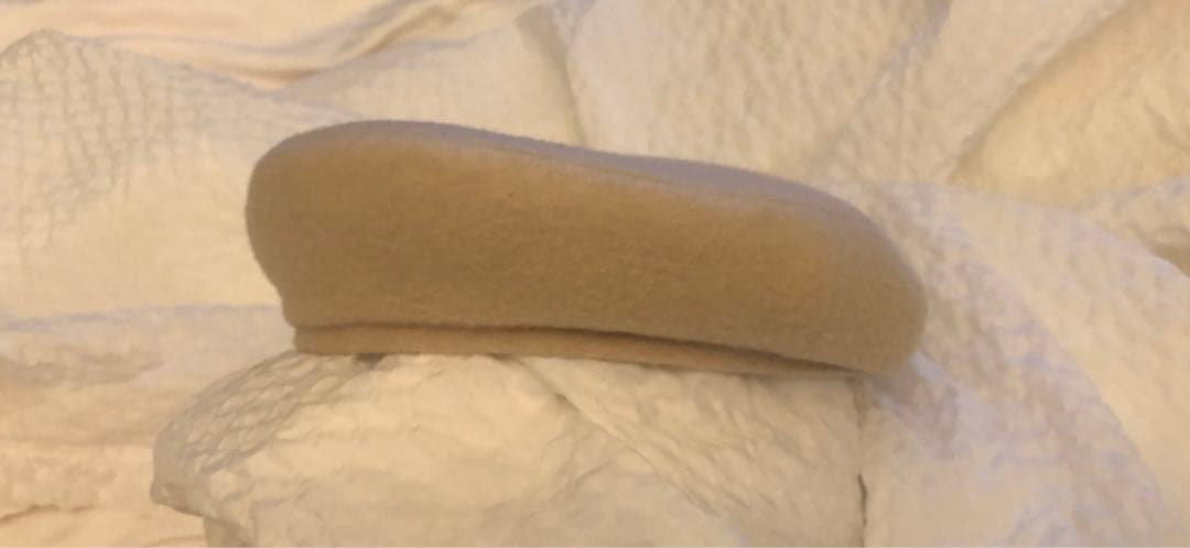 エルメス　ベレー帽　カシミア100% ベージュ