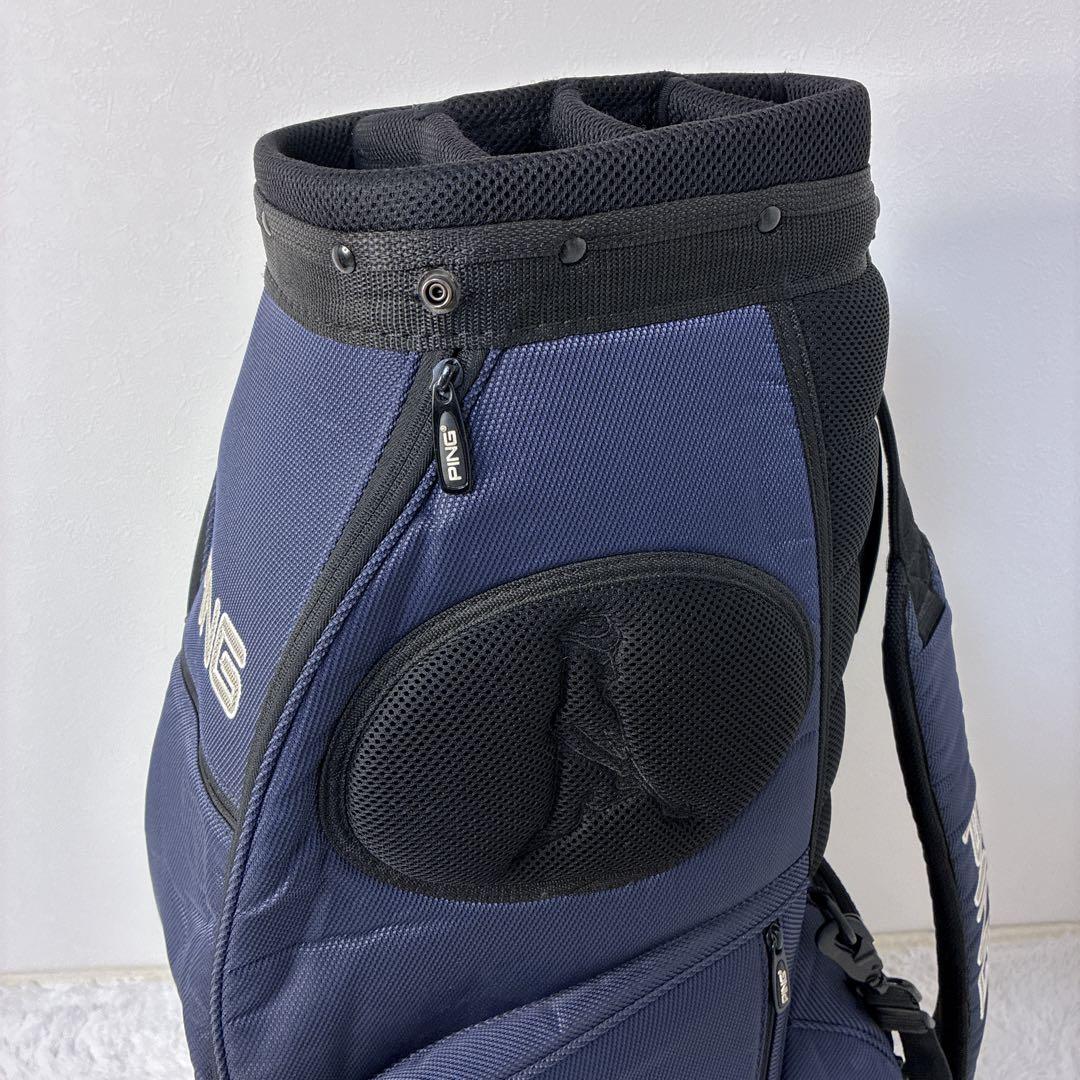 【希少品】 PING ピン キャディバッグ ゴルフ ゴルフバッグ7分割 大容量