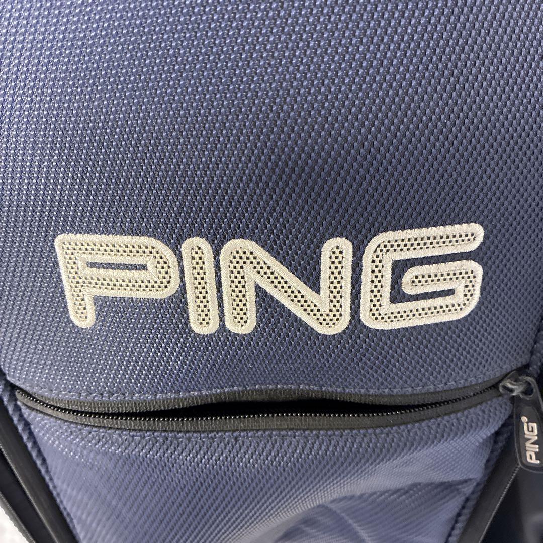 【希少品】 PING ピン キャディバッグ ゴルフ ゴルフバッグ7分割 大容量
