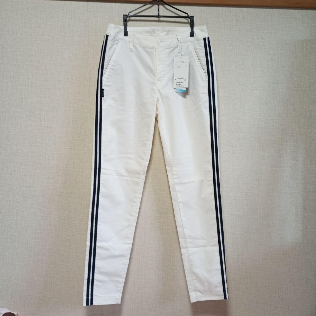 Jack Bunny!! レディースロングパンツ サイドストライプ ホワイト