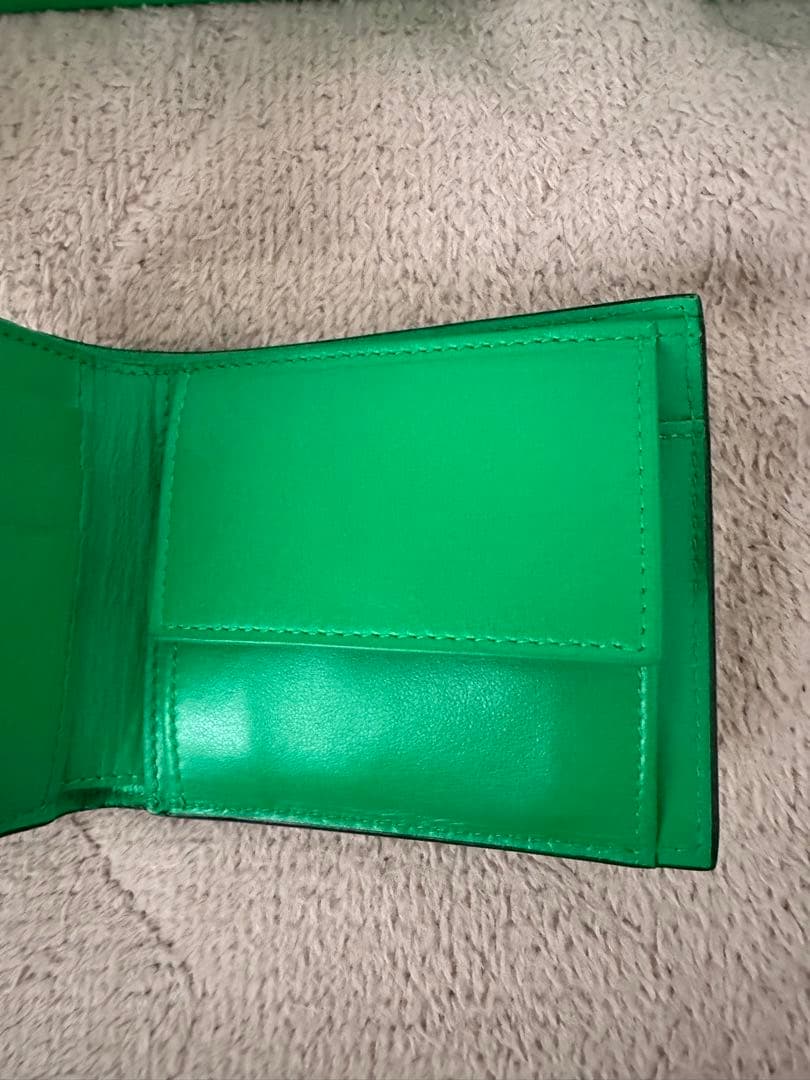 BOTTEGA VENETA 二つ折り財布 グリーン