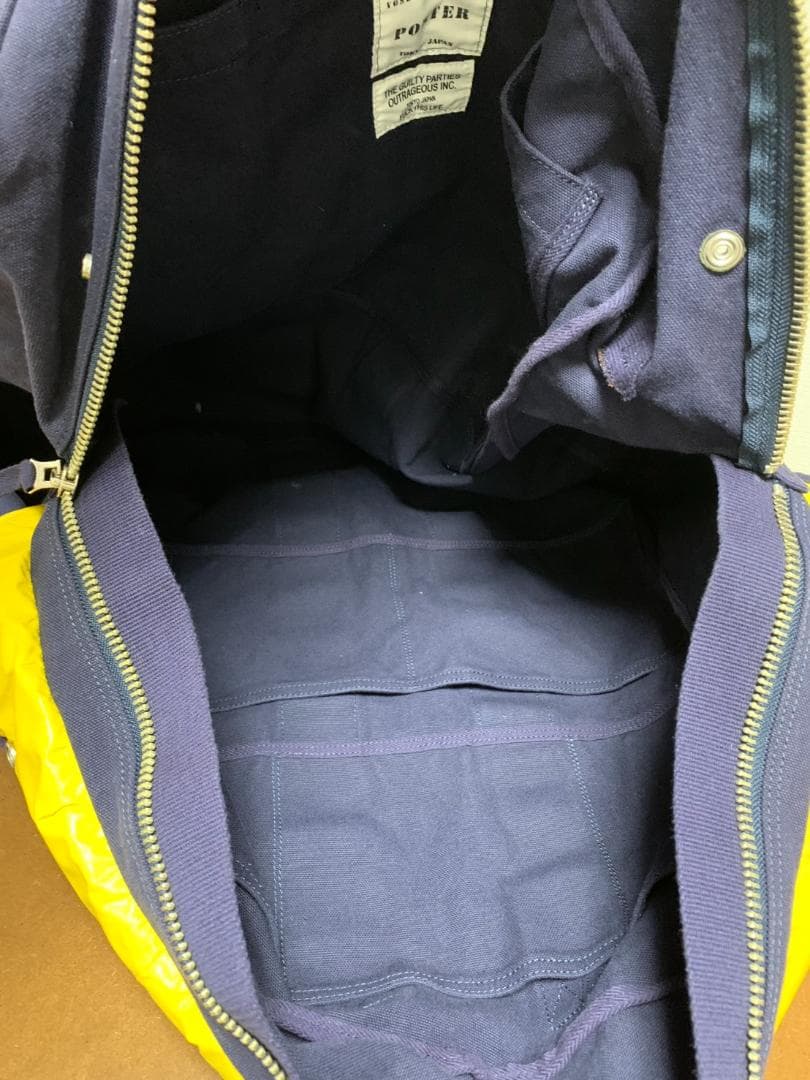 [ワコマリア×ポーター] ボストンバック ショルダーバッグ ネイビー