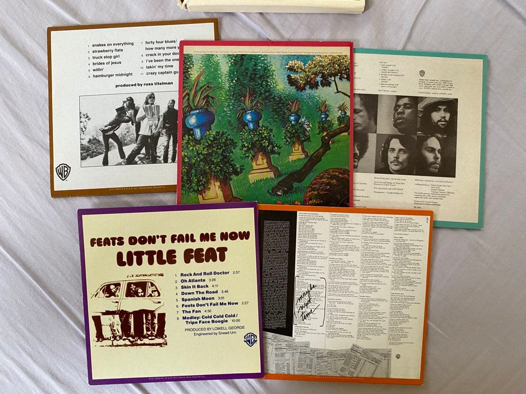 ぶっちリトル・フィート、ジョニ・ミッチェル、ボズ・スキャグス、ドアーズ