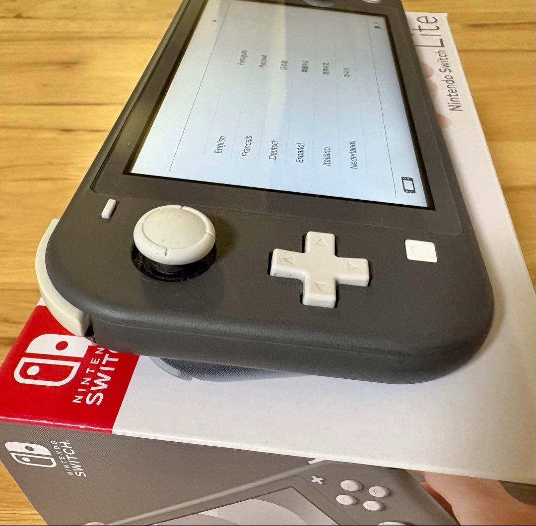Nintendo Switch Lite グレー 本体（箱、充電器付き）