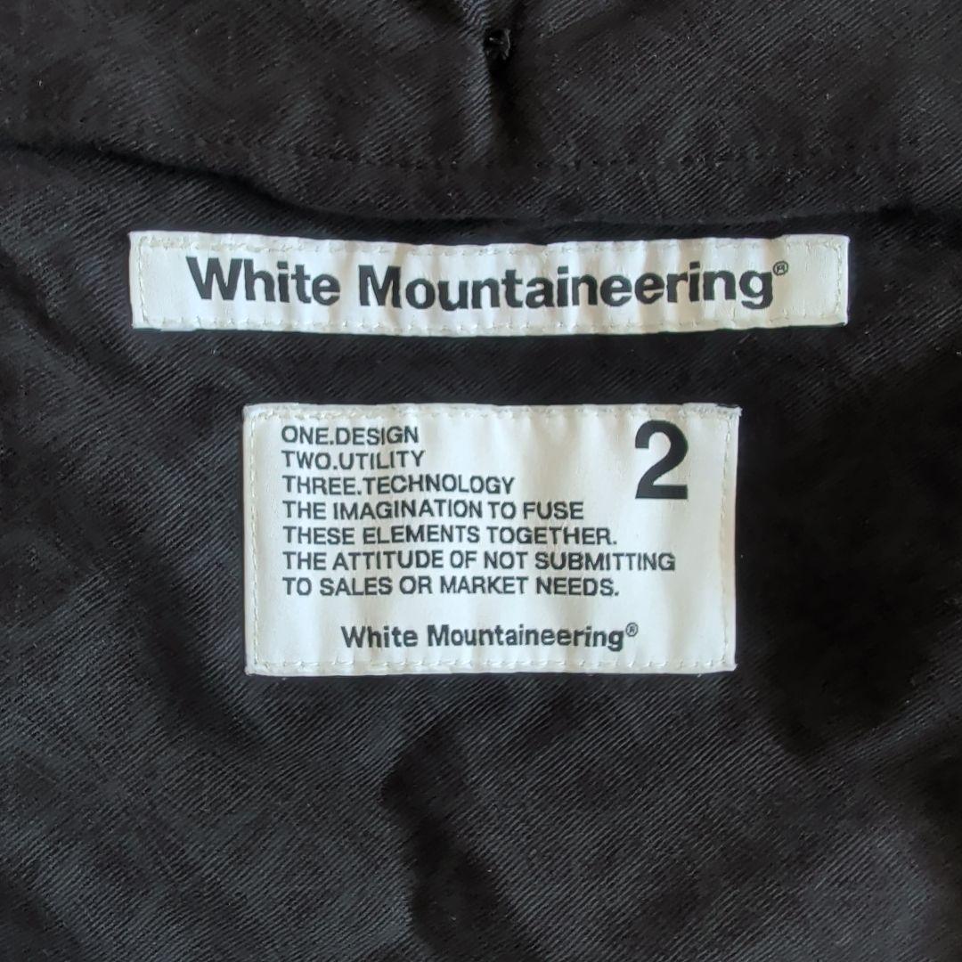 ホワイトマウンテニアリング ストレッチド テーパード サルエルパンツ