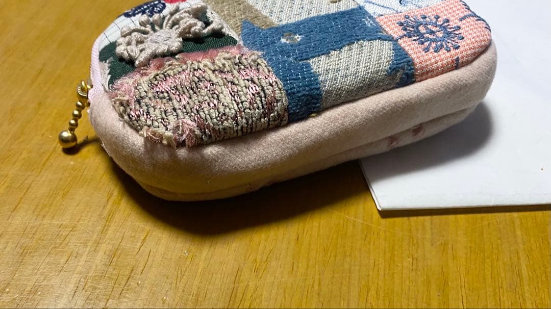 ボール　ミナペルホネン　ハンドメイド　ポーチ