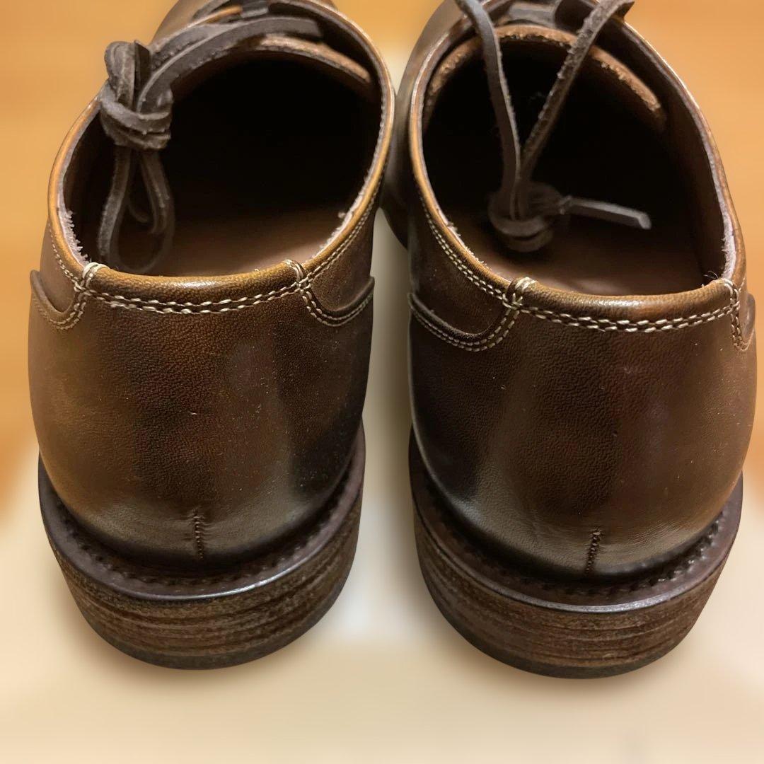 送料込み 新品 MOTO レザーシューズ プレーントゥ ブラウン サイズ2