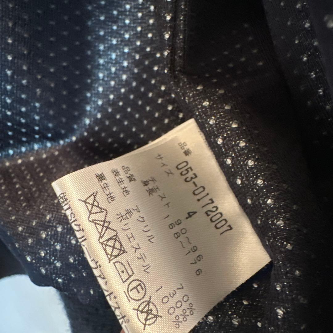 ☆★美品パーリーゲイツ ブラックジップアップジャケット サイズ4 ★☆