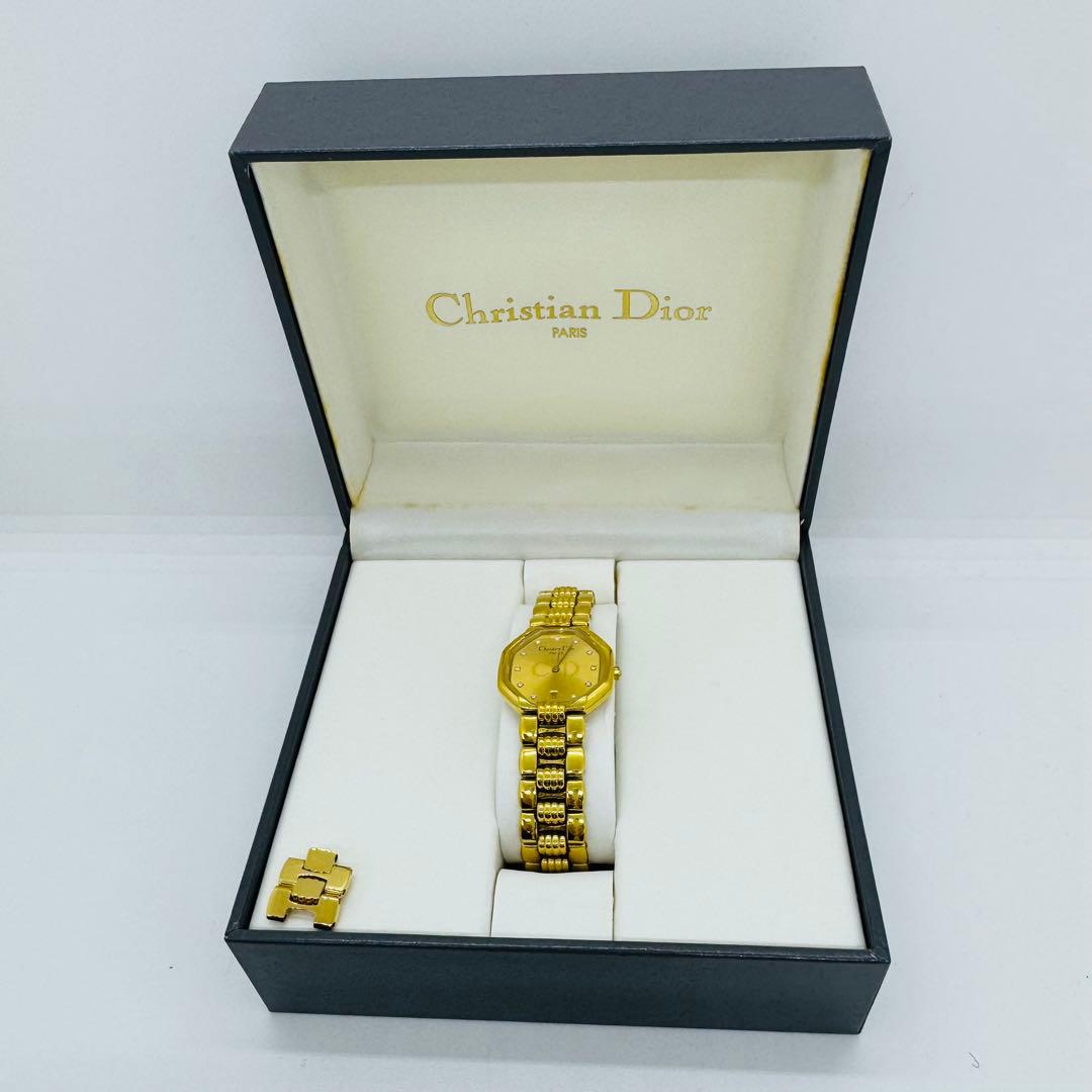 ✨Dior✨ディオール✨CD✨デイト✨ゴールド✨クォーツ文字盤✨腕時計✨