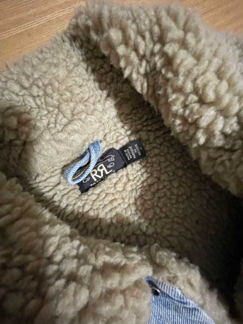 Double RLボア ダブルアールエル RRL デニム ジージャン フリース