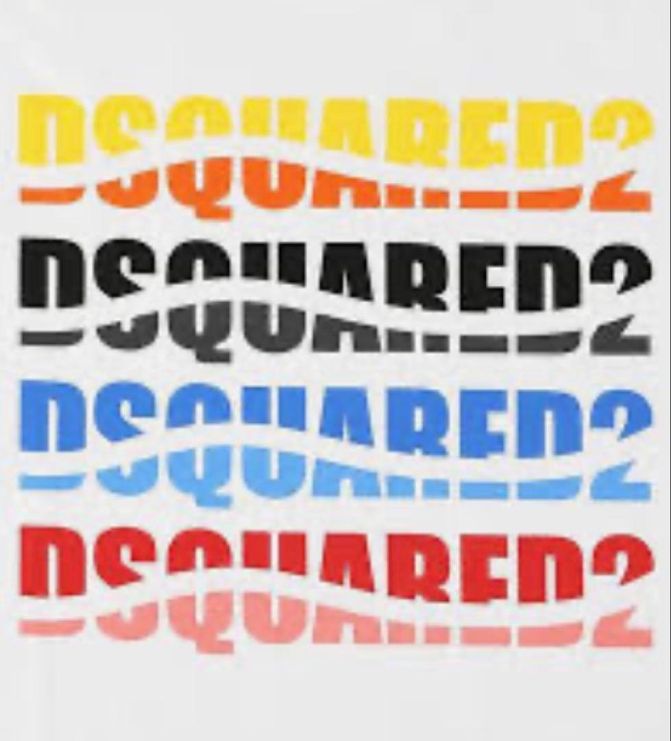 トップス DSQUARED2 long sleeve cut and sew WHITE