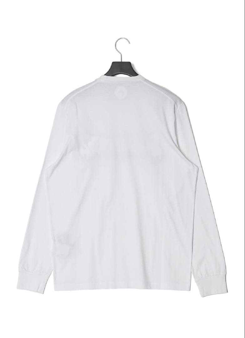トップス DSQUARED2 long sleeve cut and sew WHITE