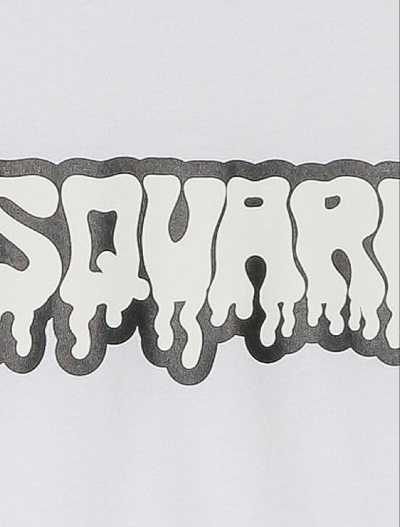 トップス DSQUARED2 long sleeve cut and sew WHITE