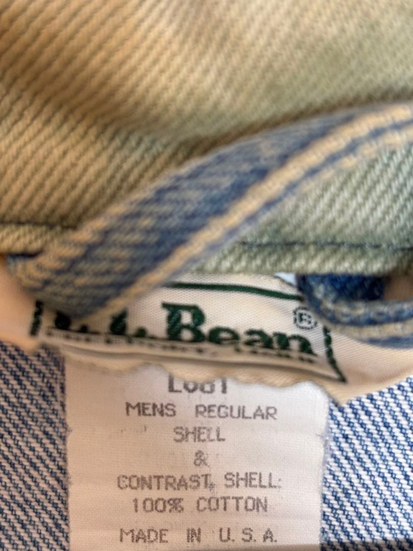 L.L.Bean デニムジャケット 80sヴィンテージUSA製 size L