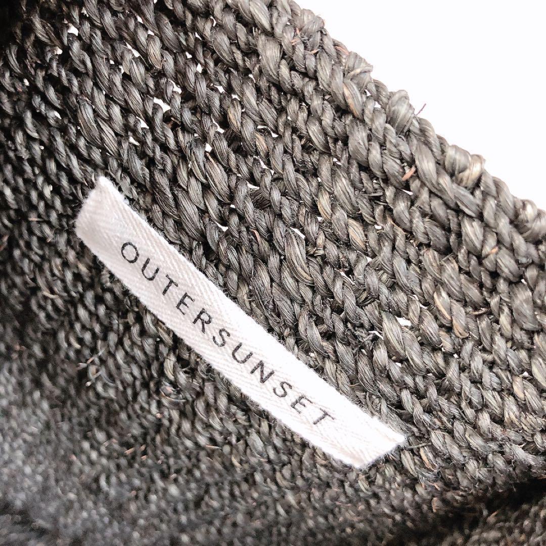 定価2.4万★OUTERSUNSET★アウターサンセット★かごバッグ★ブラウン