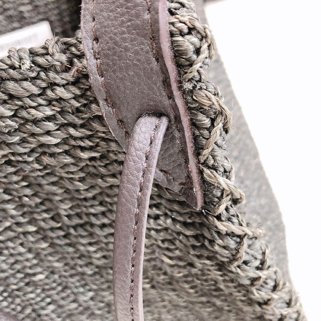 定価2.4万★OUTERSUNSET★アウターサンセット★かごバッグ★ブラウン