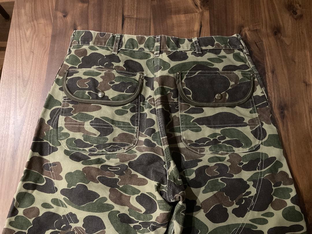 90s Carhartt camouflage duckpants USA製