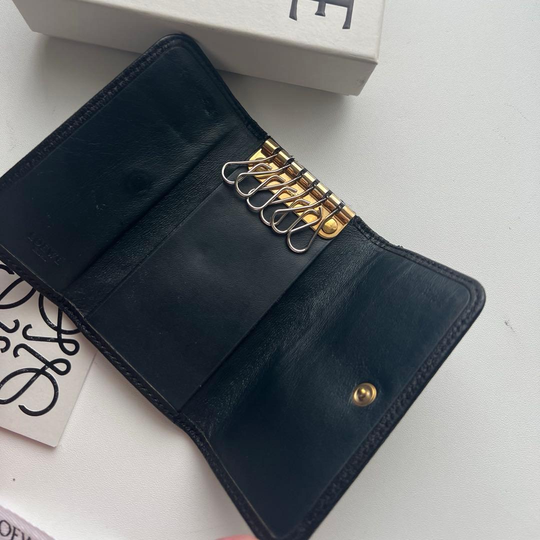 348 美品 LOEWE ロエベ キーケース