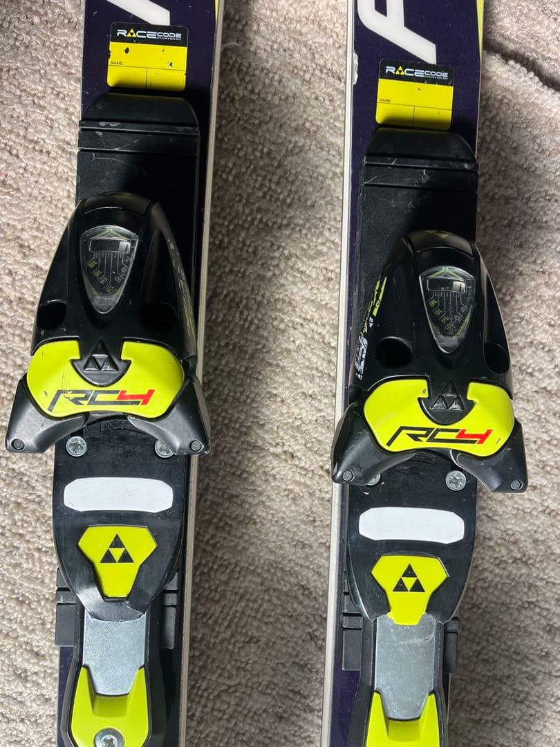 FISCHER フィッシャー　rc4 165 エッジ研磨済み　サイド87度