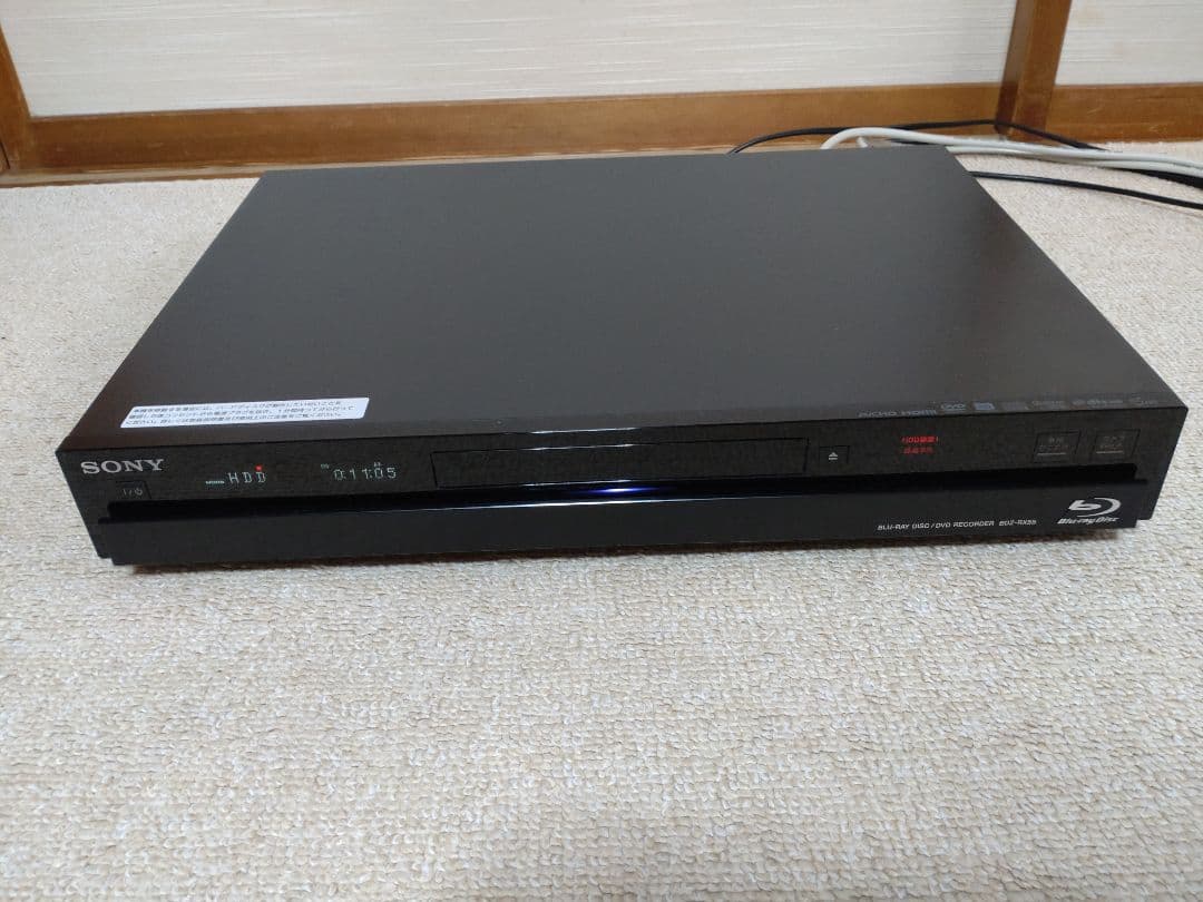 SONY ブルーレイレコーダー BDZ‐RX55 500GB 動作確認済み 美品