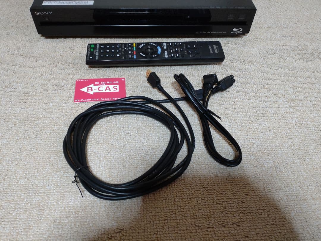 SONY ブルーレイレコーダー BDZ‐RX55 500GB 動作確認済み 美品