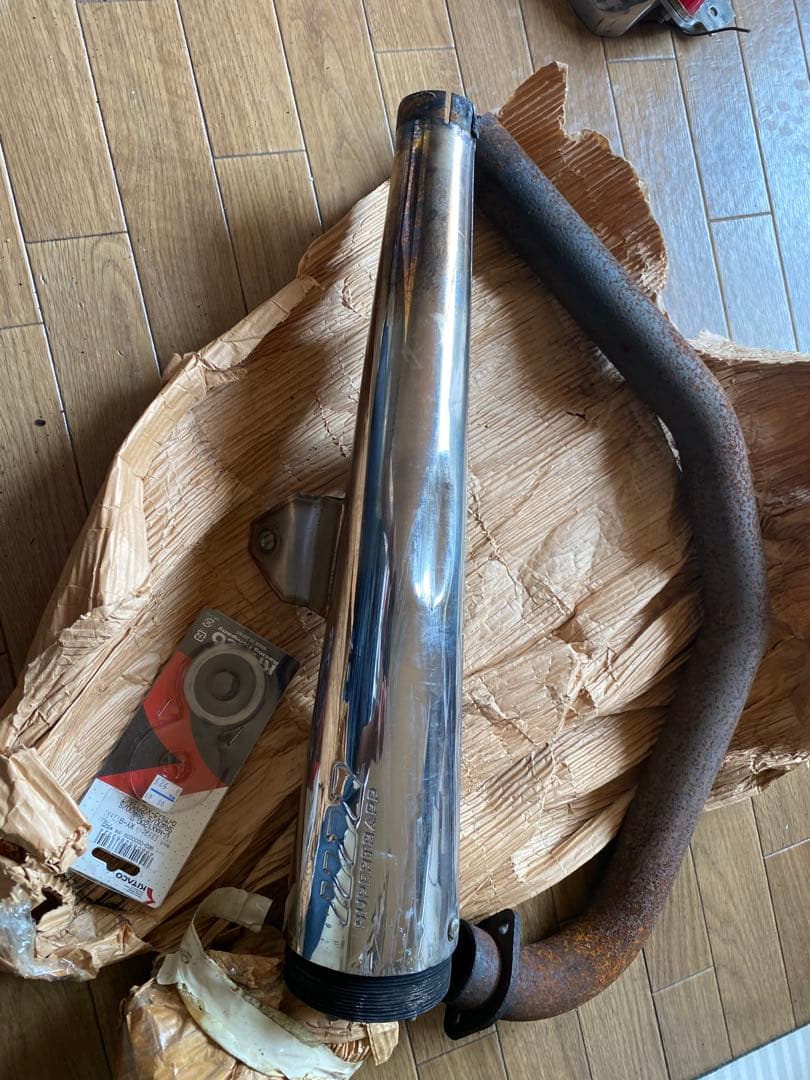 UGさん 専用 初期型SR400で使用 スーパートラップ サイレンサー