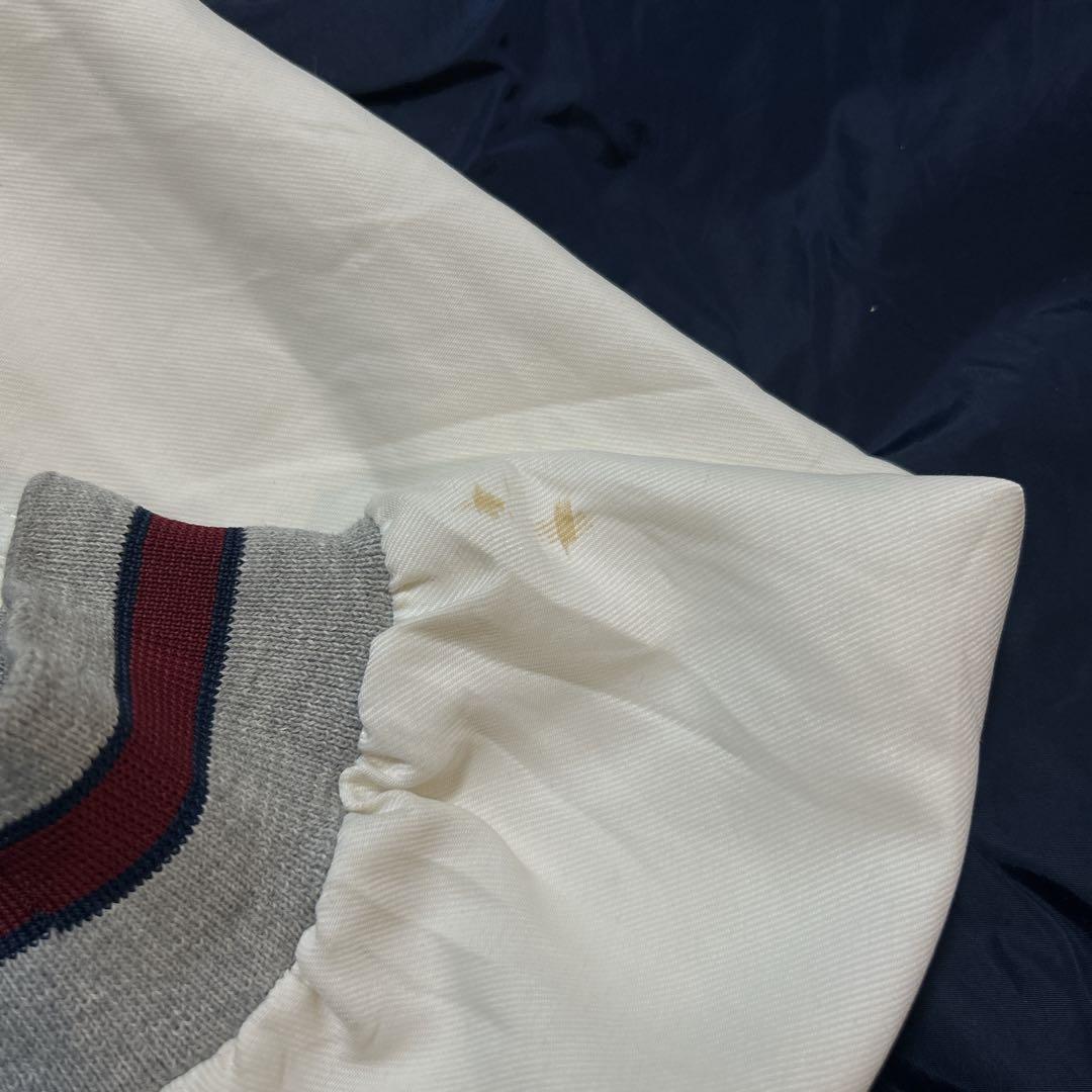 90s NIKE ナイキ　ナイロンスタジャン　ナイロンジャケット ネイビー M