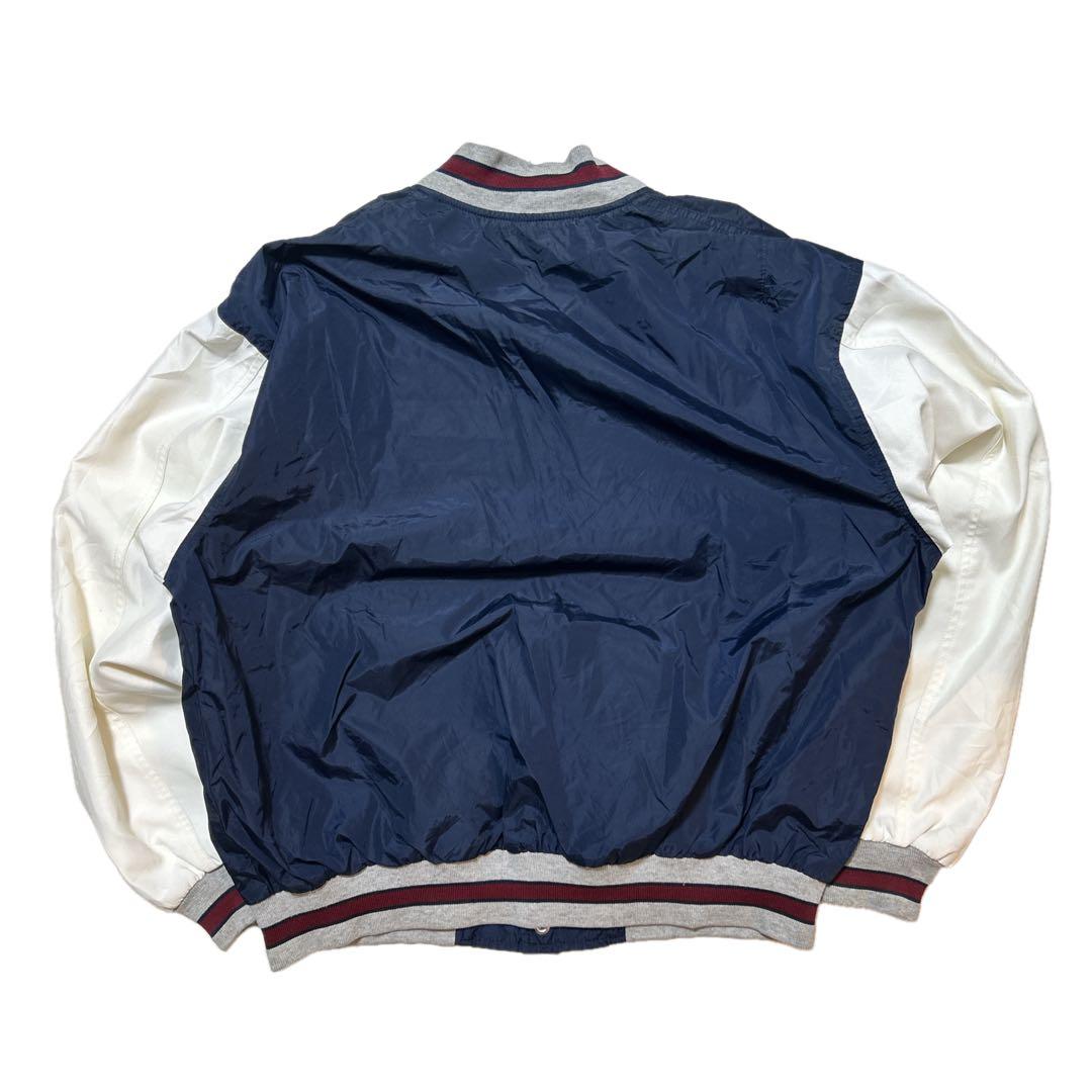 90s NIKE ナイキ　ナイロンスタジャン　ナイロンジャケット ネイビー M
