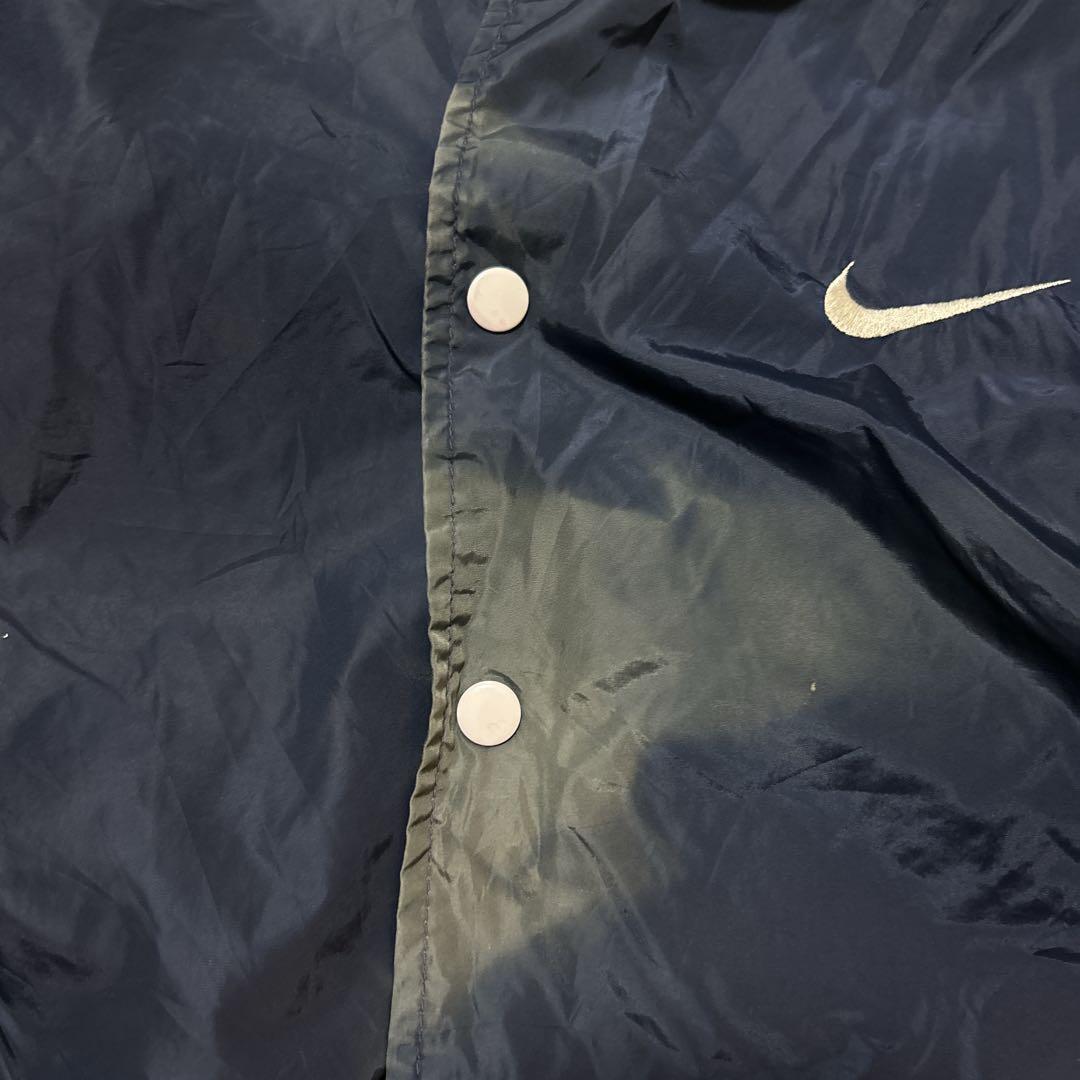 90s NIKE ナイキ　ナイロンスタジャン　ナイロンジャケット ネイビー M