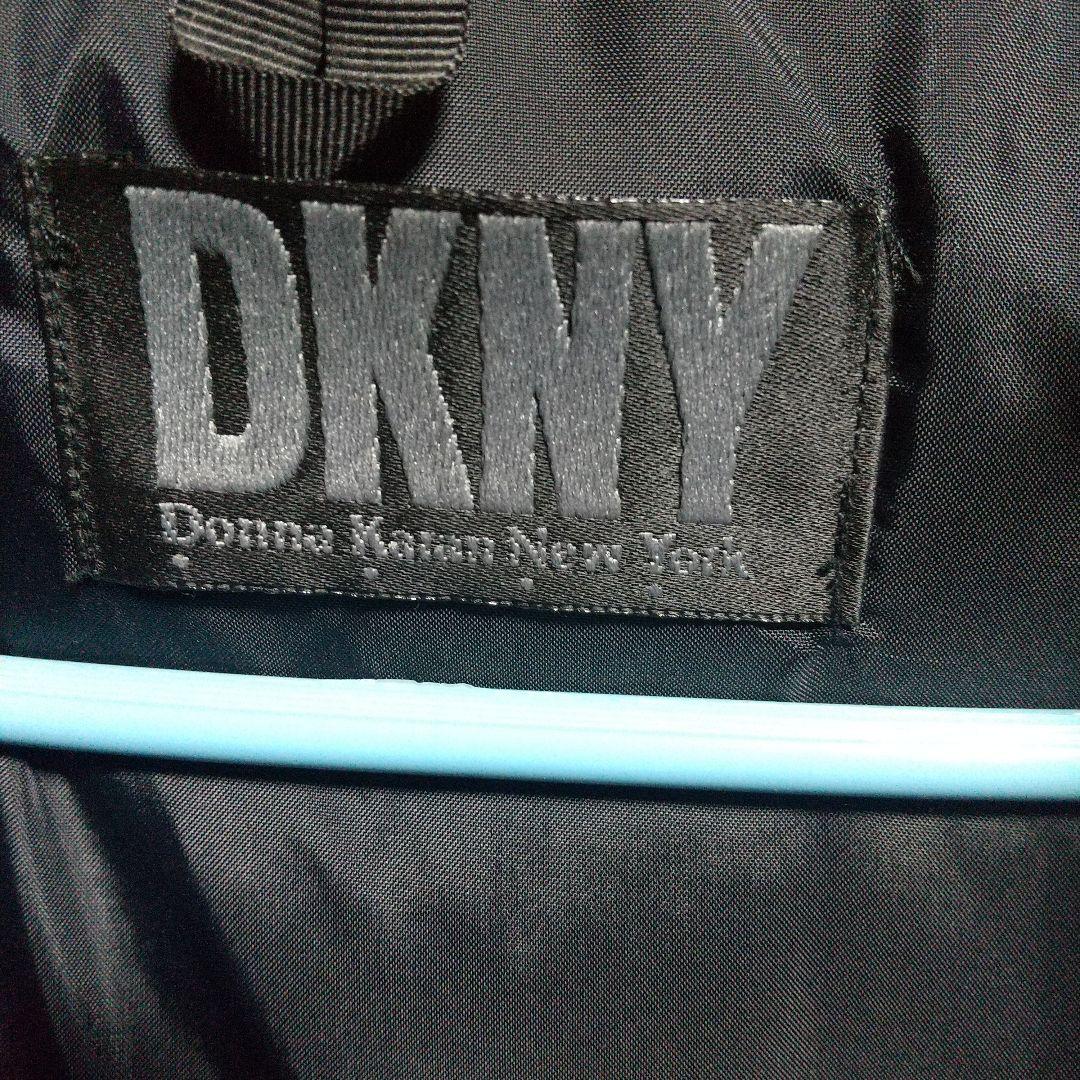 DKNY ダウンベスト 90s Down Vest Mサイズ 黒 格子柄