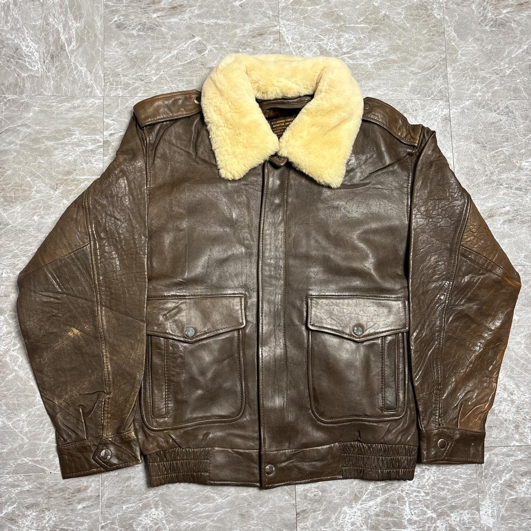 名作 G1 AeroCraft USA Flight Jacket 42 ボア付