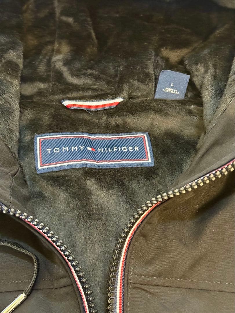 新品 トミーヒルフィガー フード アウター ボア ジャケット レディース Ｌ