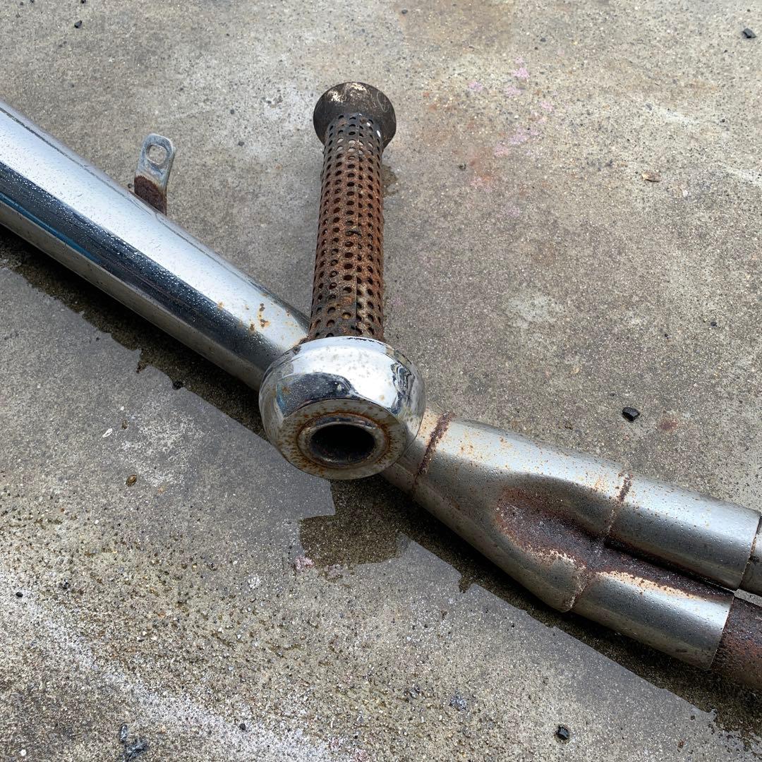 CB250T CB400T クロスメガホン管