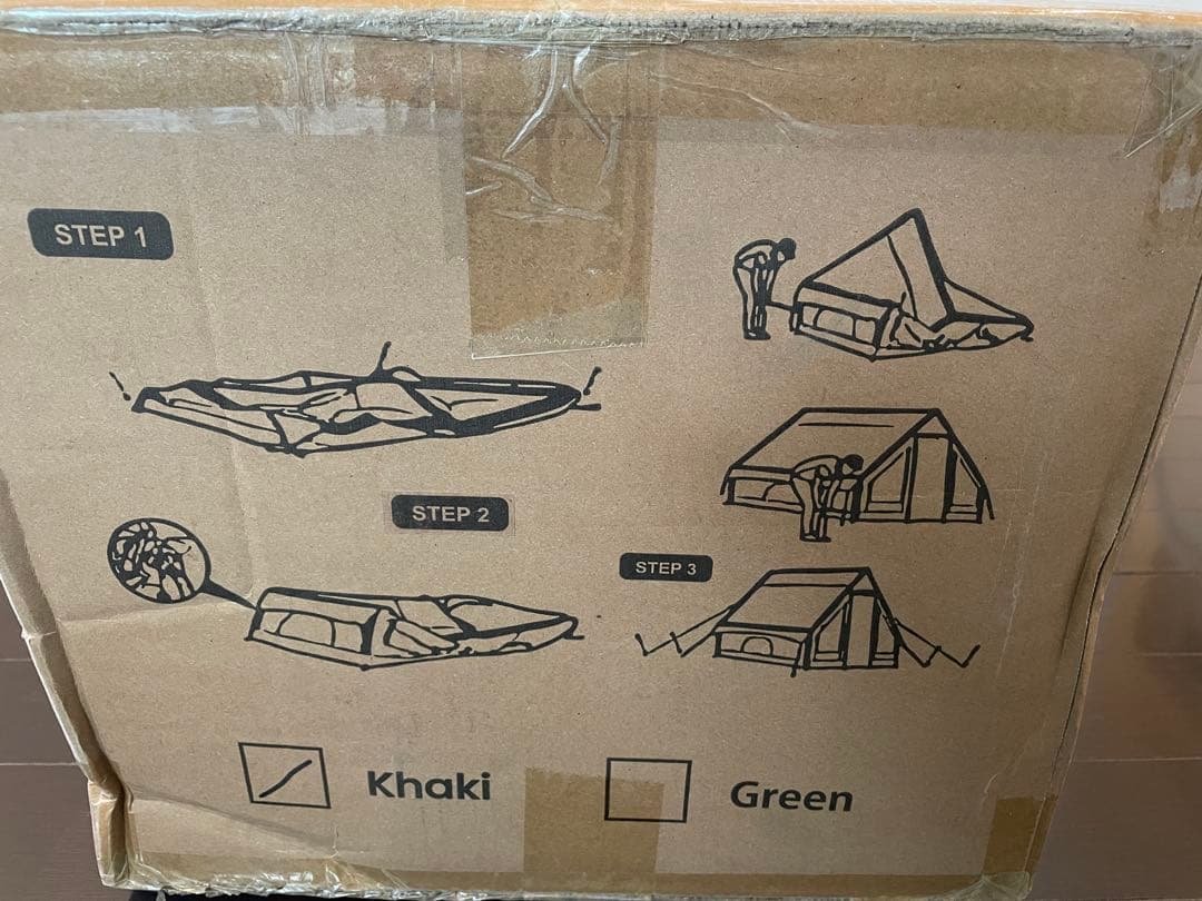 新品 PAKITUS インフレータブルテント キャンプテント