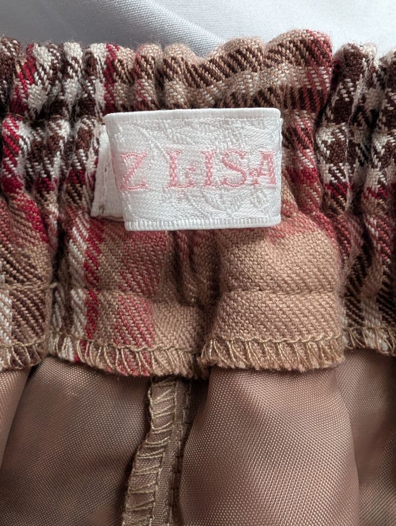 00s LIZLISA チェック柄 スカパン サイズ０【美品】