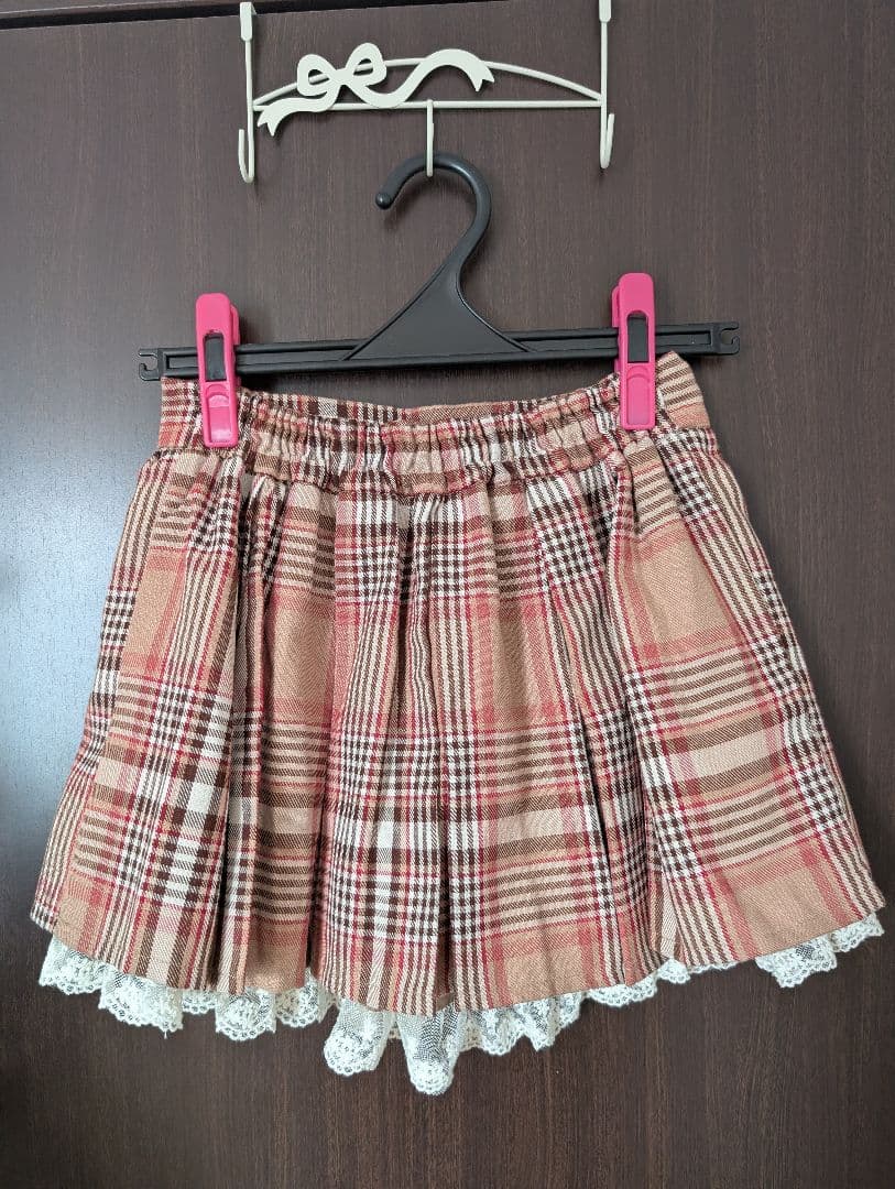 00s LIZLISA チェック柄 スカパン サイズ０【美品】