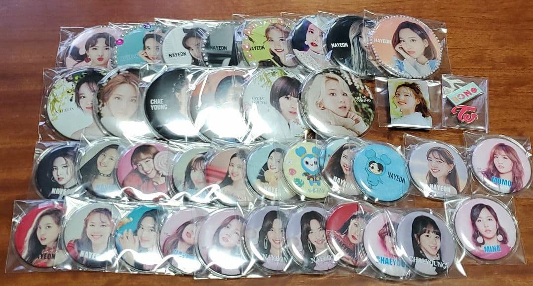 TWICE　ナヨン　チェヨン　缶バッチ