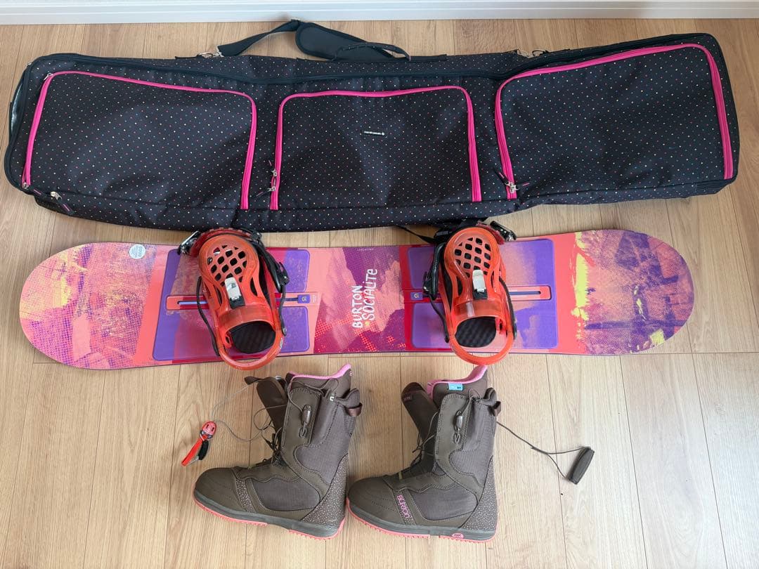 Burton スノーボードセット レディース
