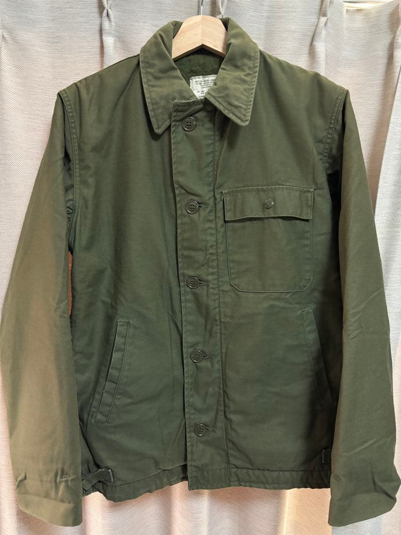 t*k様 80s 米軍実物 US.NAVY A-2 デッキジャケット