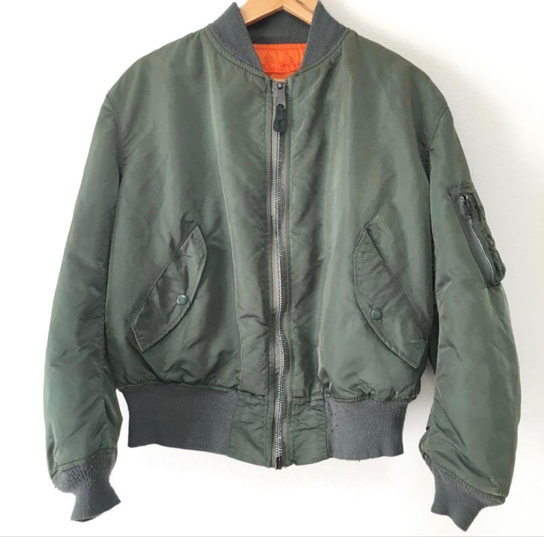 MA-1 フライトジャケット オリーブグリーン　ヴィンテージ