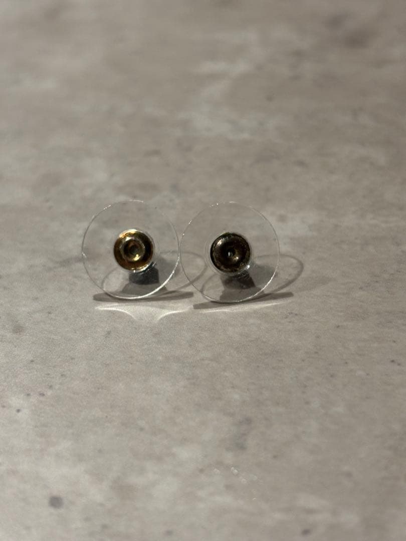 CHANELCCマーク　ボウ　リボンモチーフピアスシルバー