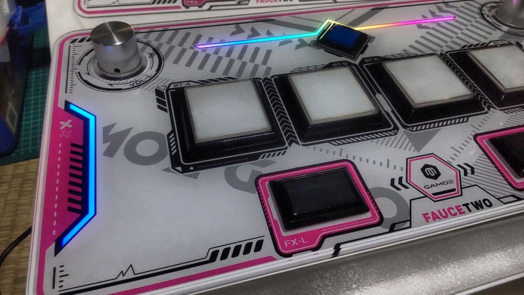 比較的美品 サウンドボルテックス DAO FAUCETWO コントローラ 静音化