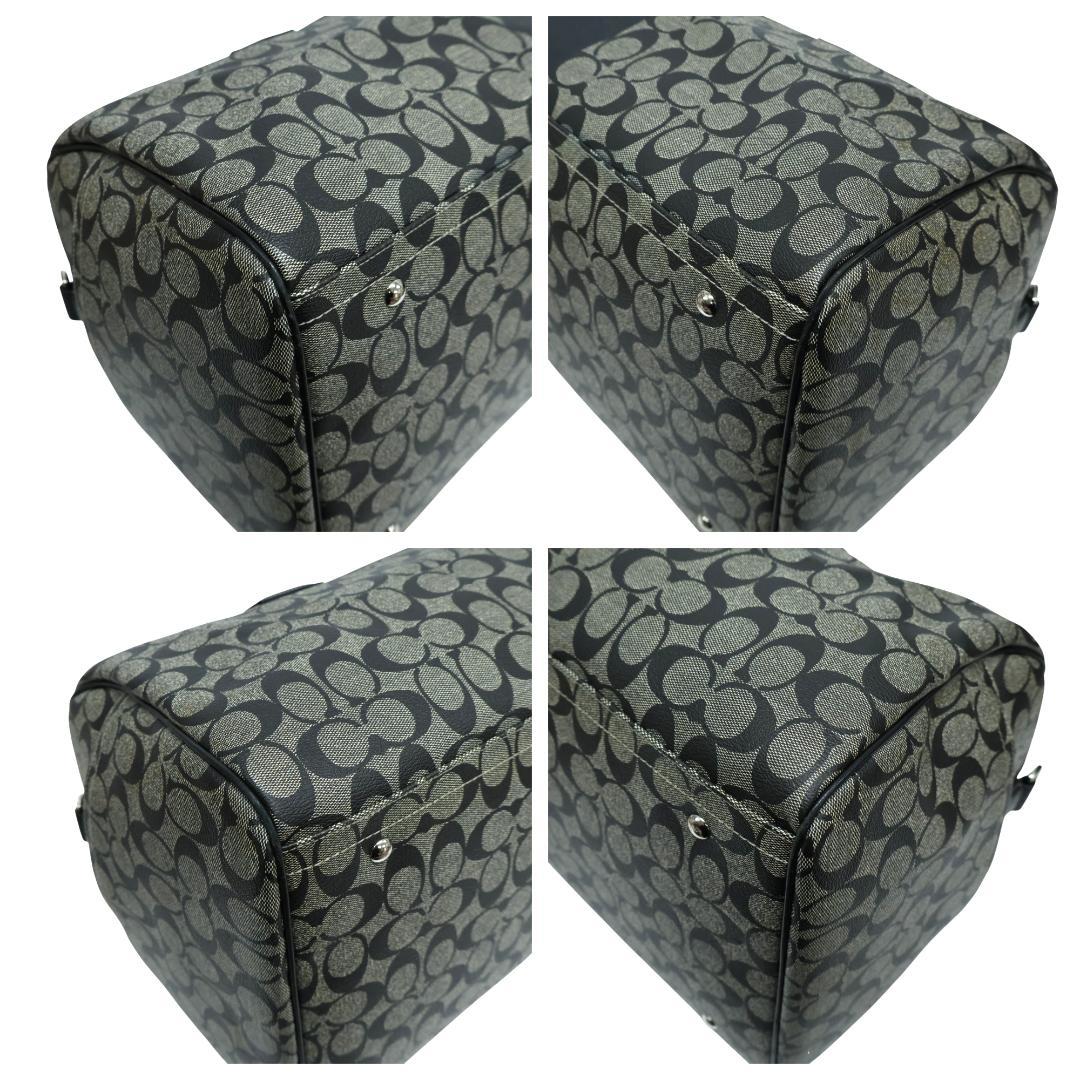 美品 COACH コーチ 2way ボストンバッグ PVC 大容量 F77278