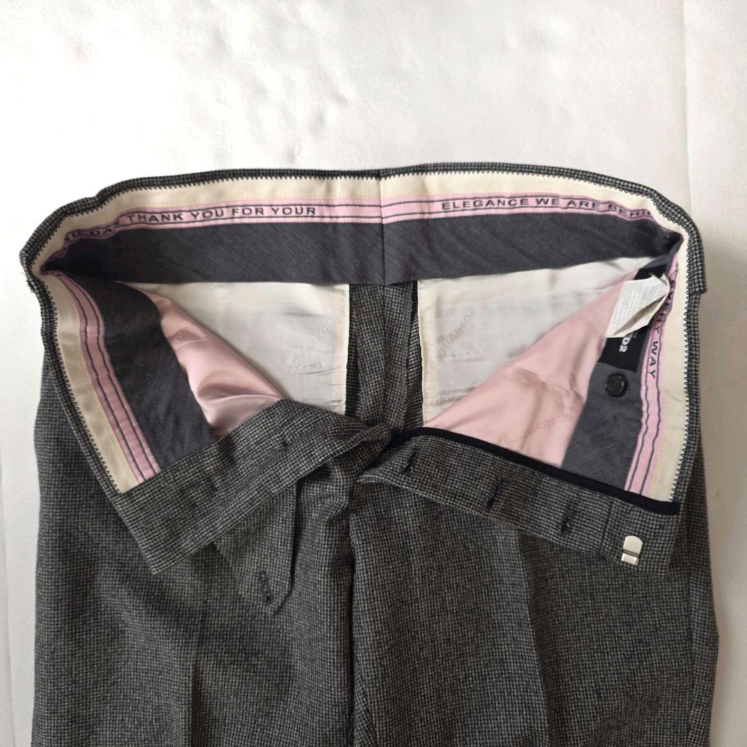 DSQUARED2 ディースクエアード スリーピース 千鳥格子 42 グレー