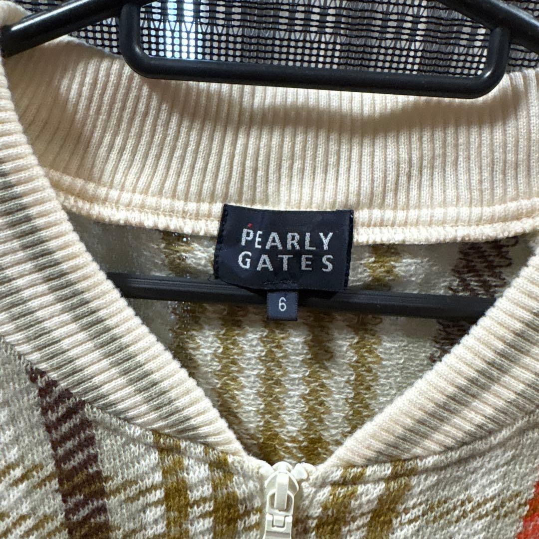 PEARLY GATES チェック柄 セーター サイズ6
