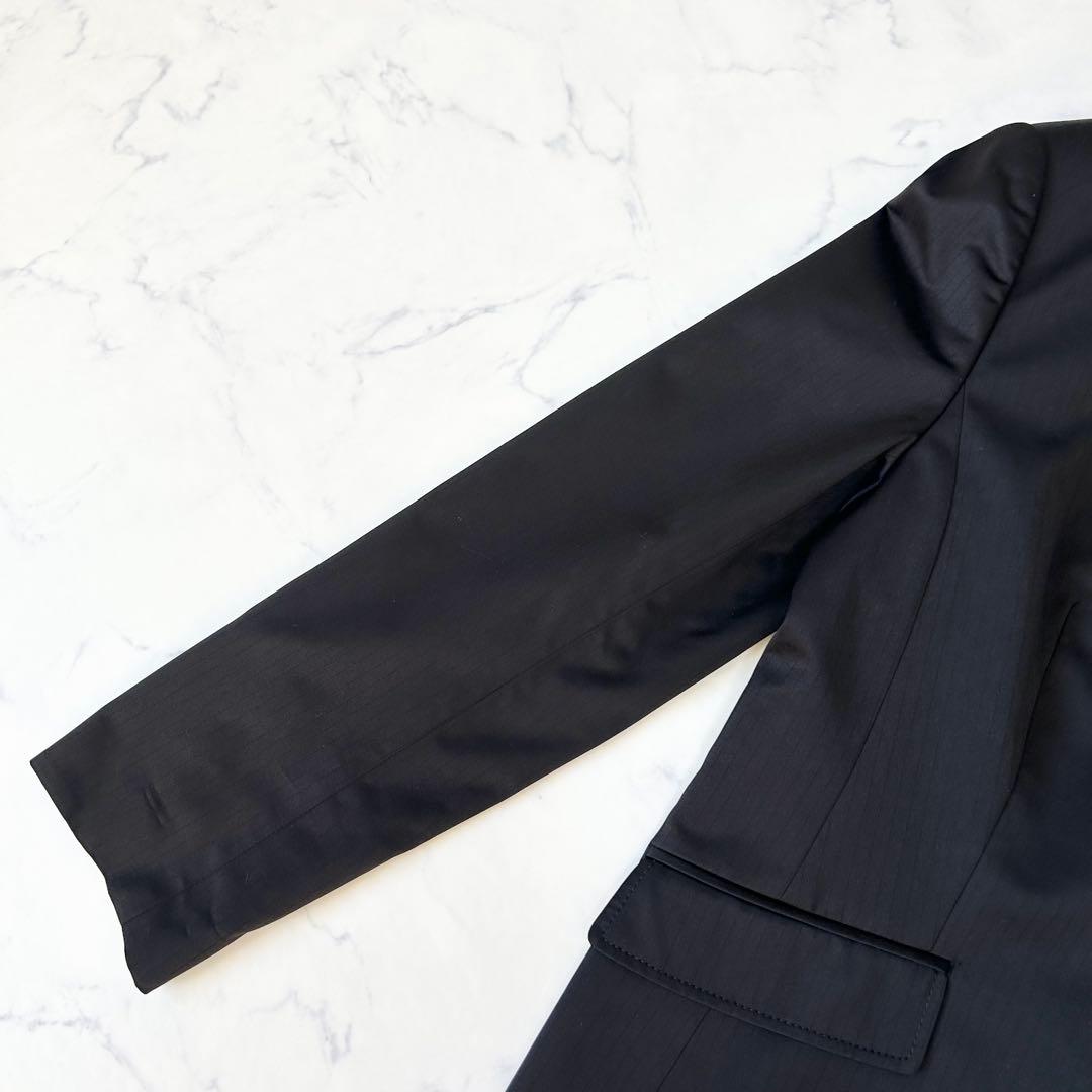 23区 大きいサイズ スカートスーツ セットアップ ジャケット ラップ風スカート