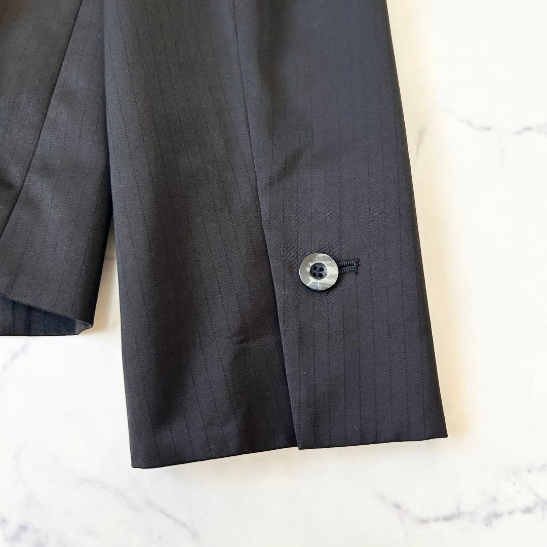 23区 大きいサイズ スカートスーツ セットアップ ジャケット ラップ風スカート