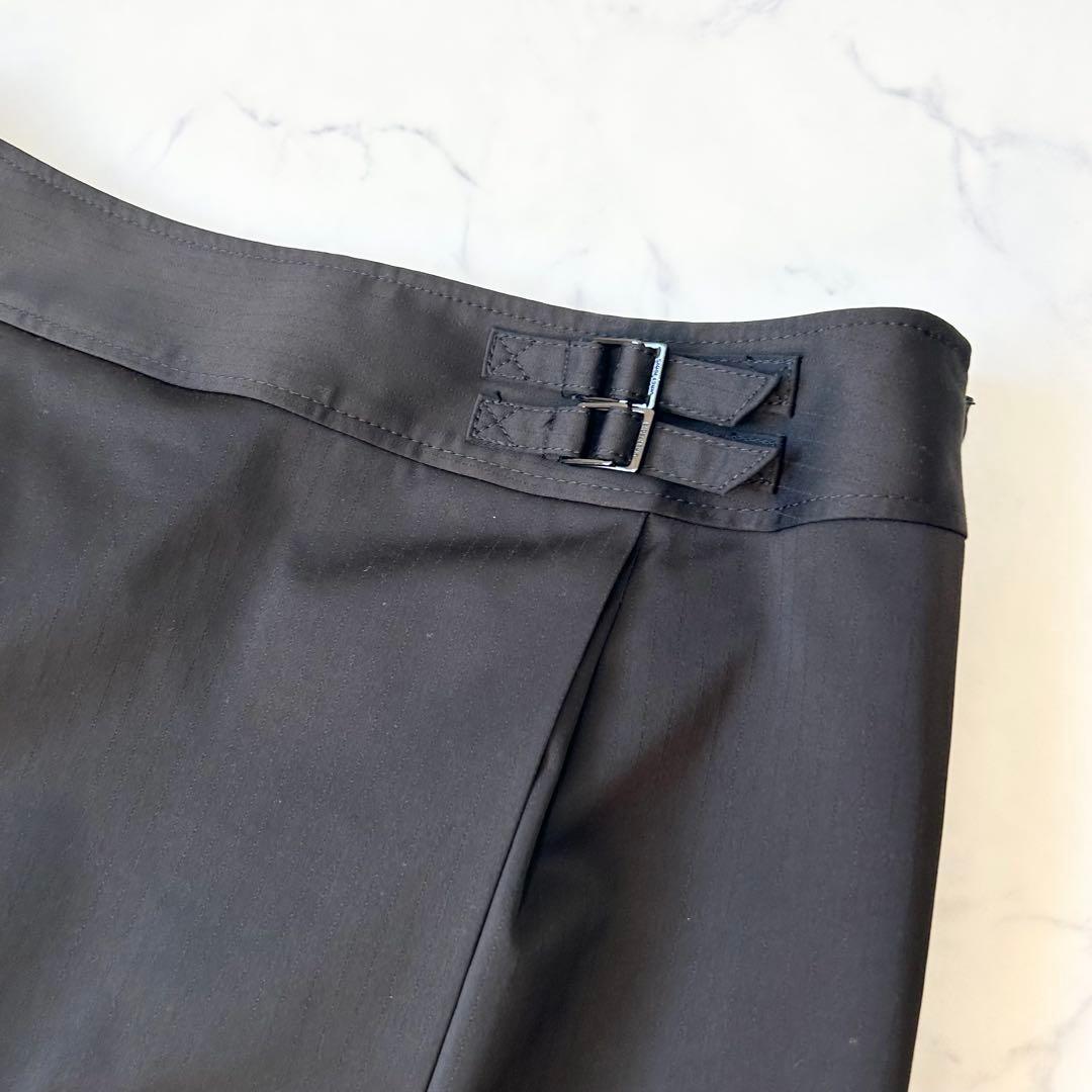 23区 大きいサイズ スカートスーツ セットアップ ジャケット ラップ風スカート