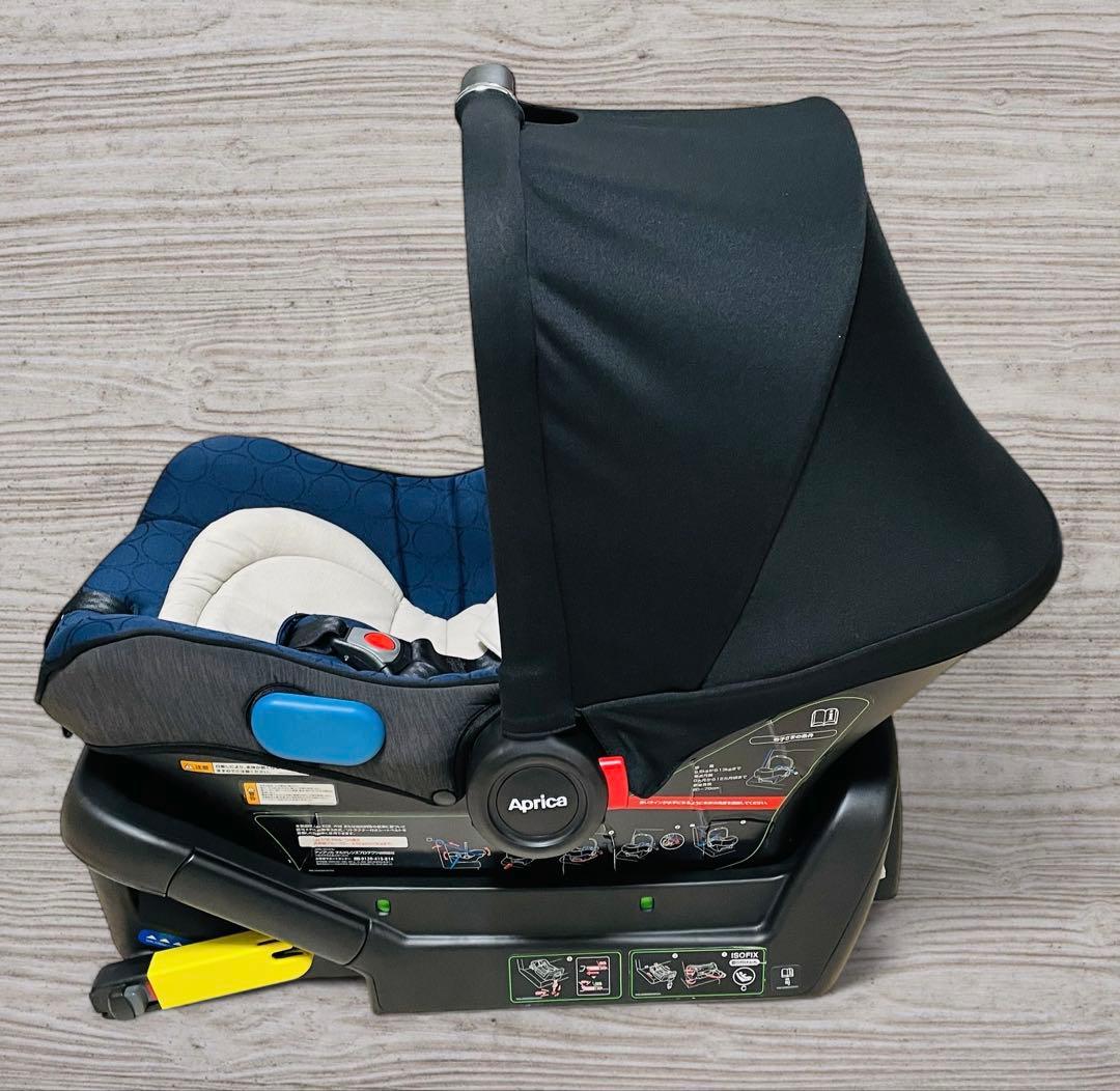 (美品) Aprica スムーヴ TS インファント カーシート + ベース